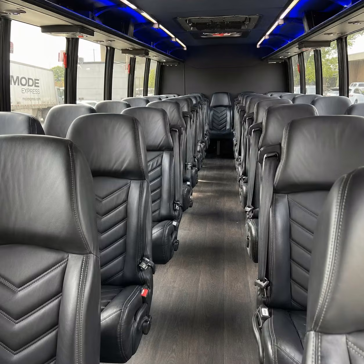 25 passenger minibus inside