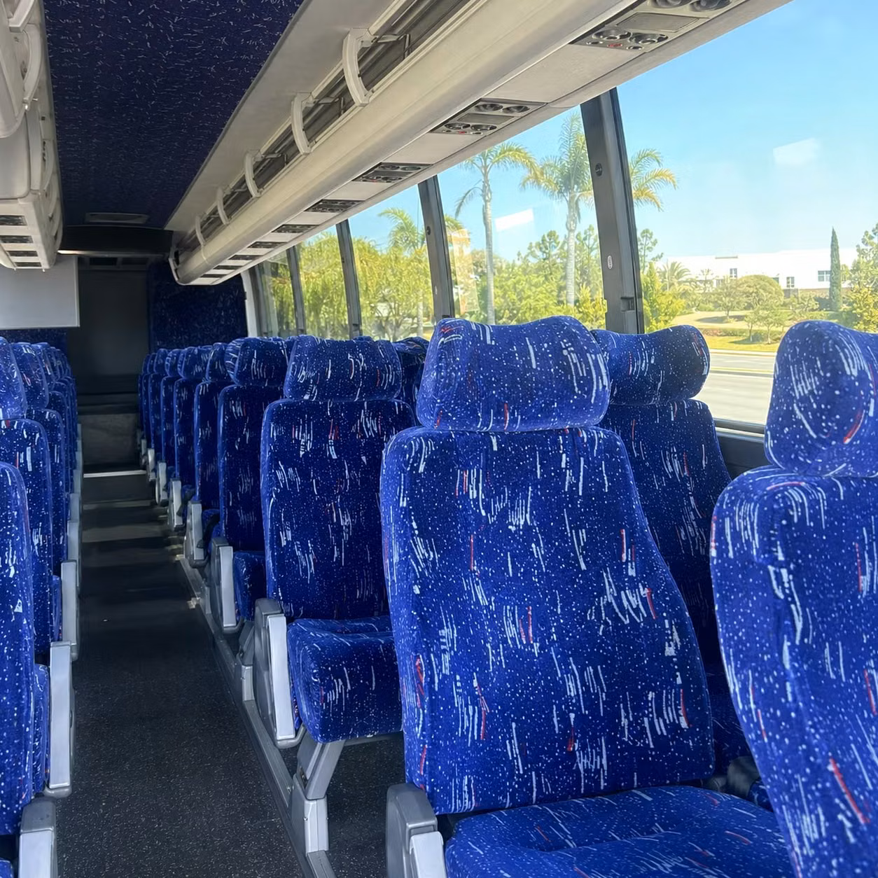 long beach charter bus interior gallery