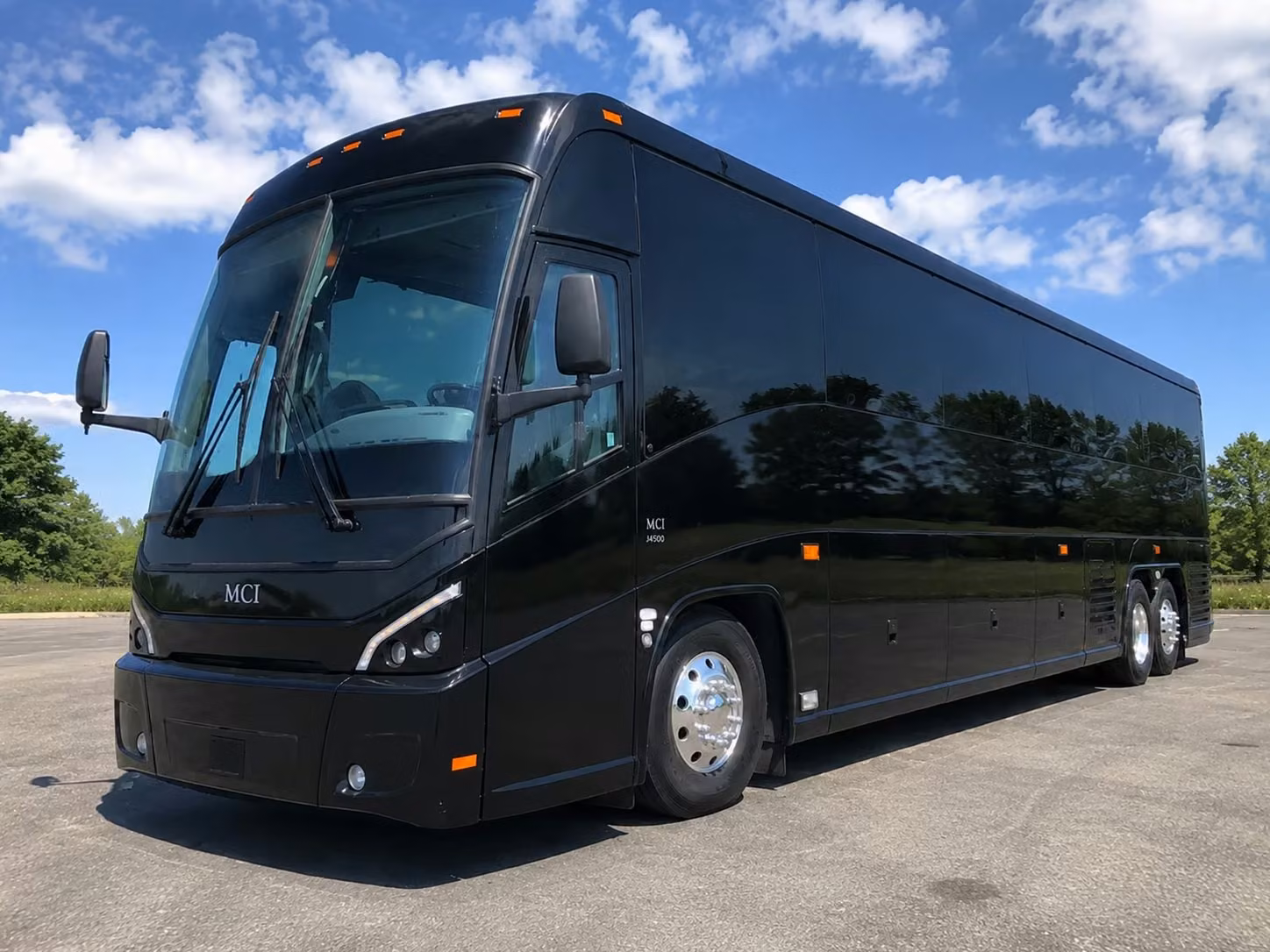 long beach charter bus rental exterior