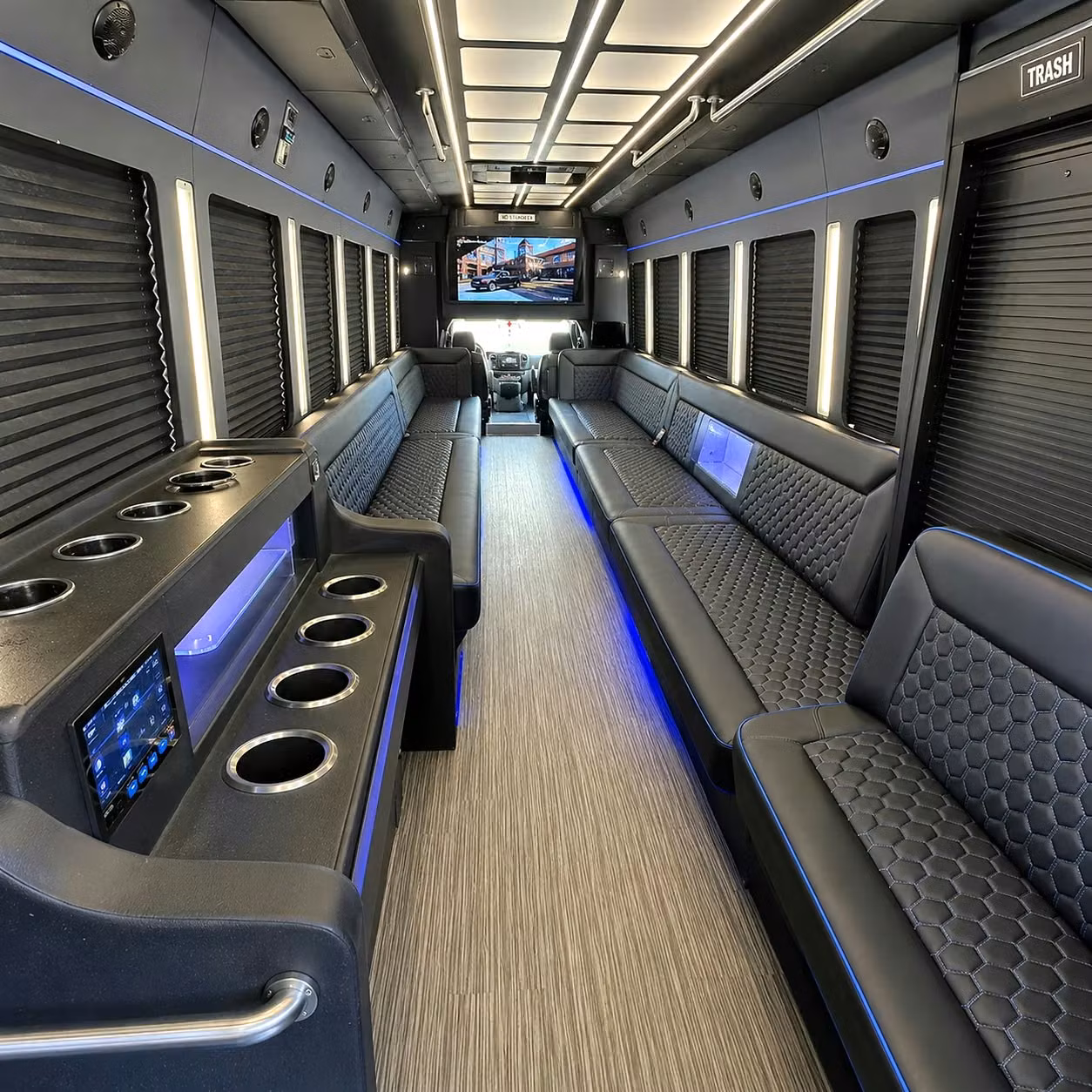 party bus interior